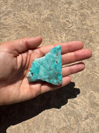 Amazonite Polished Slab 50g