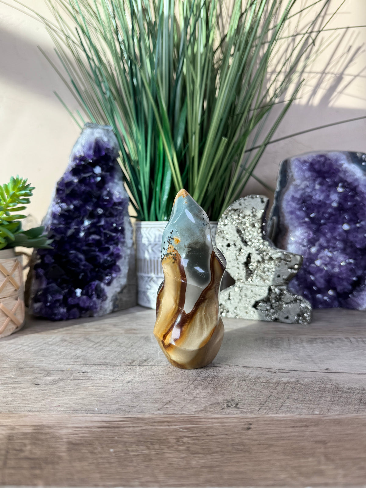 Polychrome Jasper Flame 4.2in