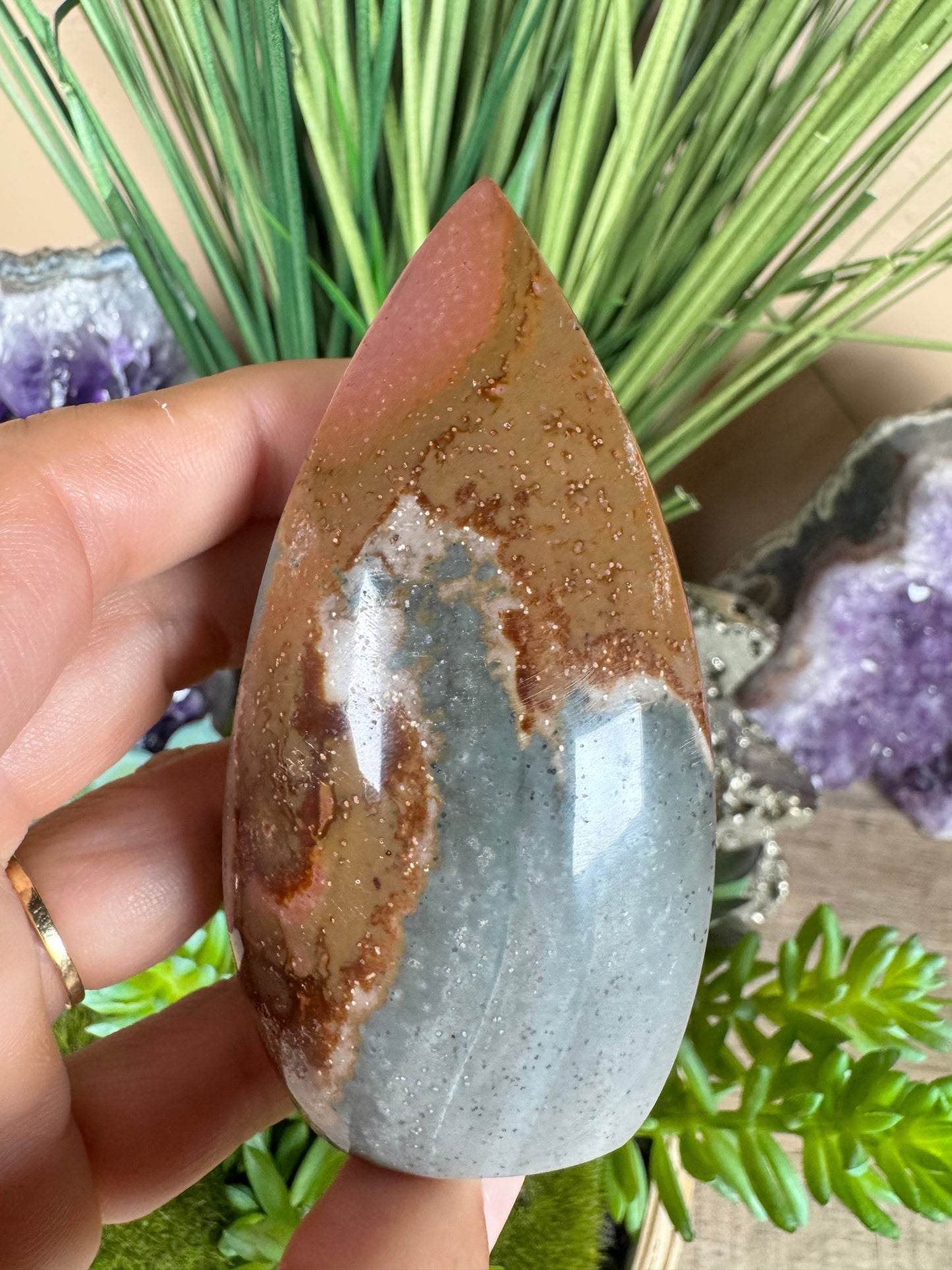Polychrome Desert Jasper Flame 3.3in