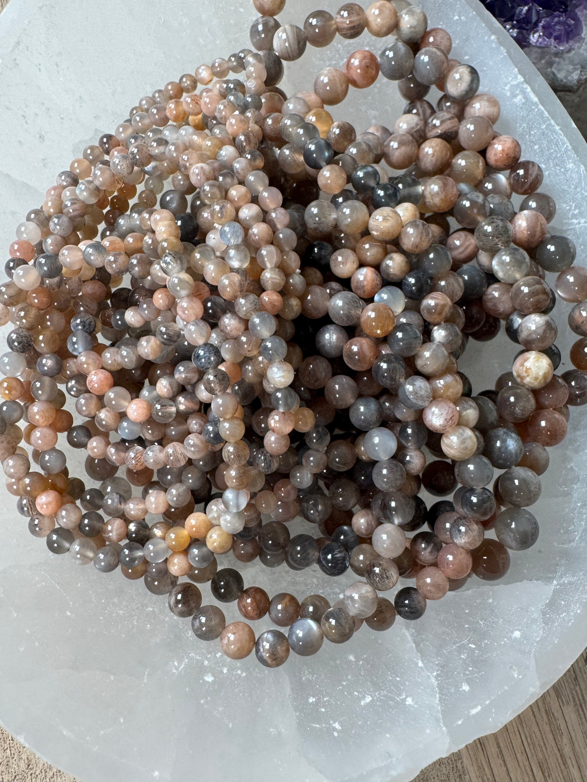Skeletal Moonstone Bracelet