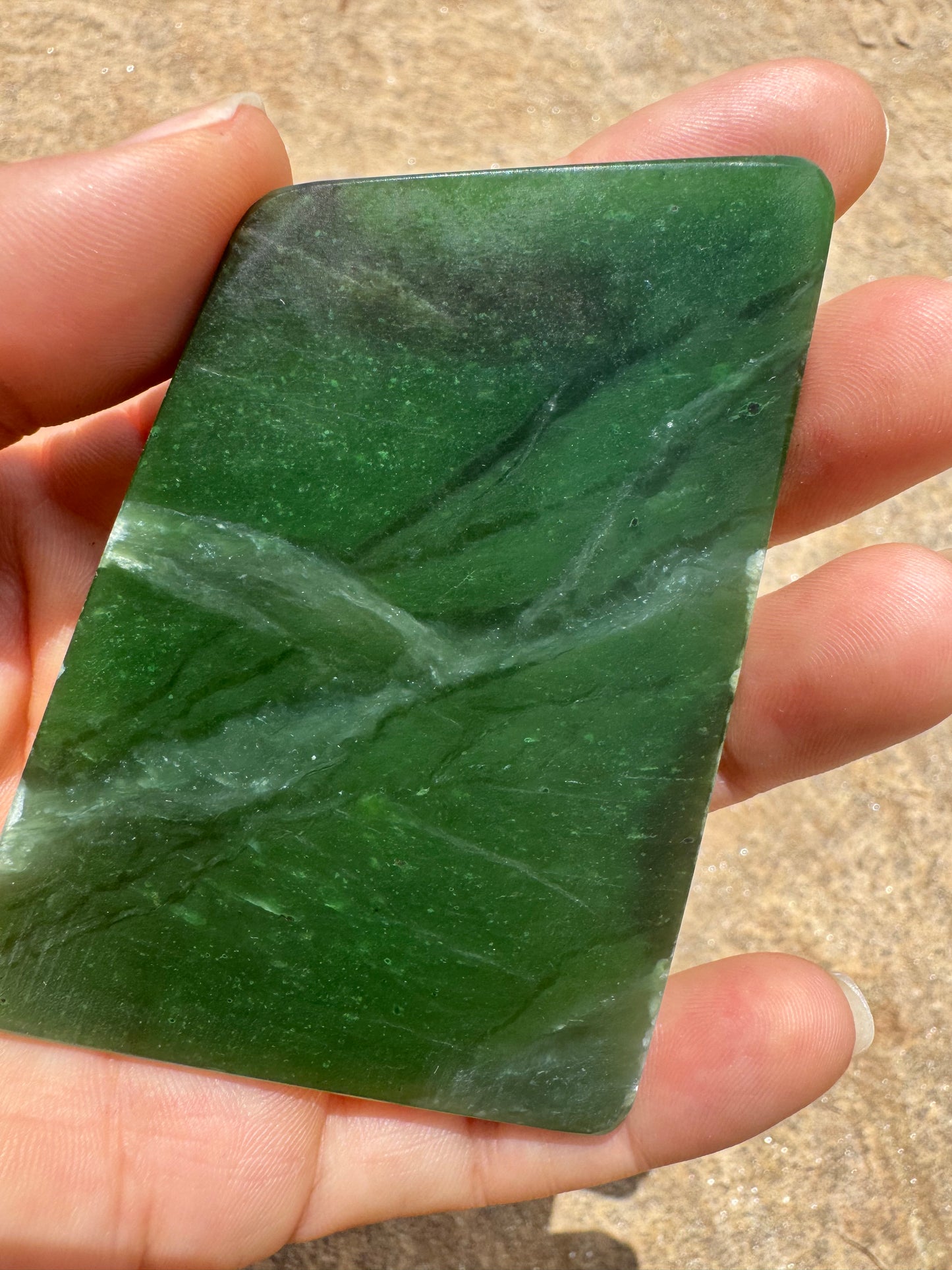 Canadian Nephrite Jade Slab 60g