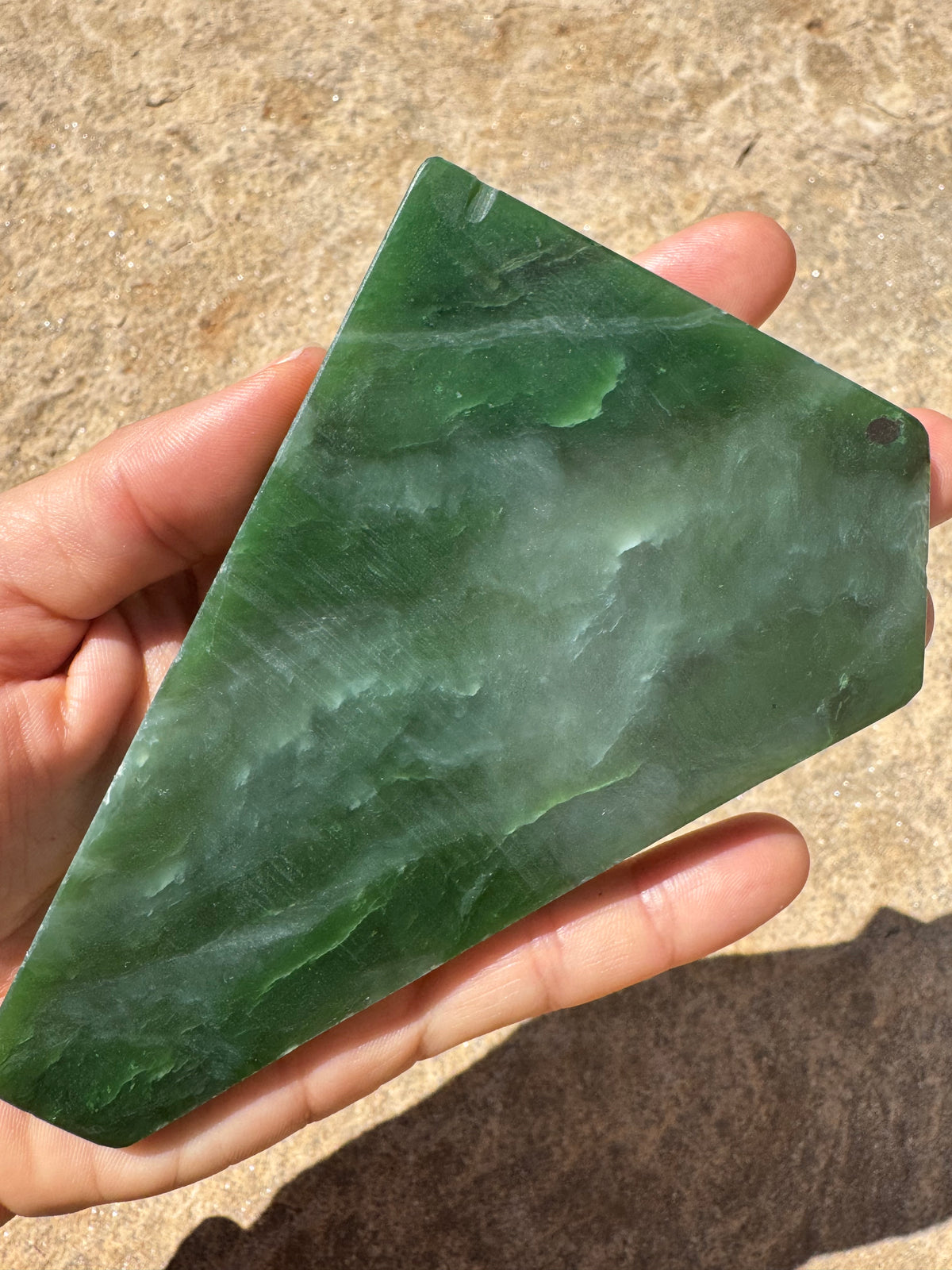 Canadian Nephrite Jade Slab 112g