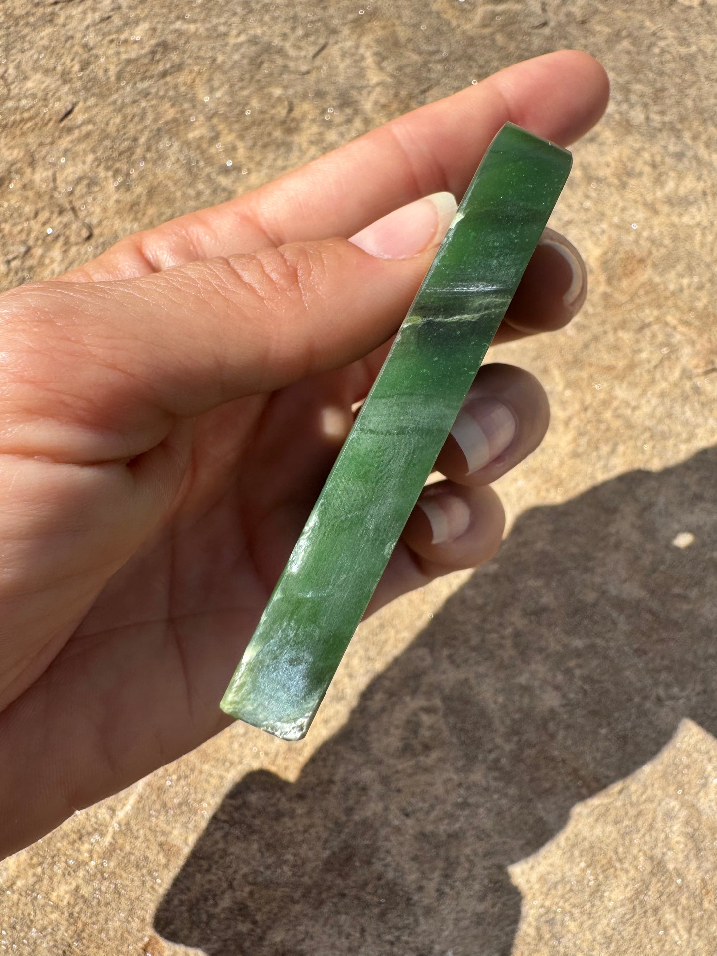 Canadian Nephrite Jade Slab 97g
