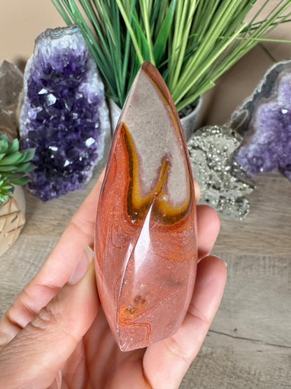Polychrome Jasper Flame 3.81in