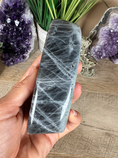 Polished Sunset Labradorite Freeform 381g