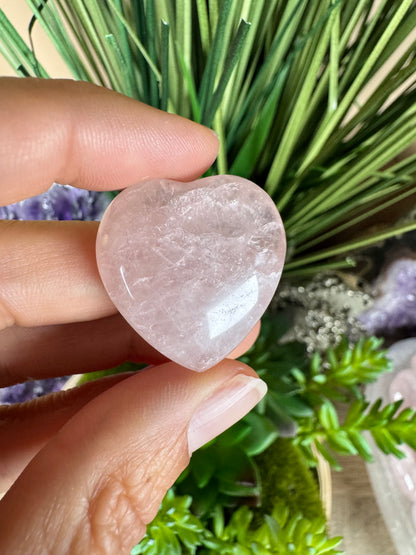 Rose Quartz Heart