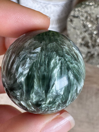 Seraphinite Sphere 31mm (1.25")