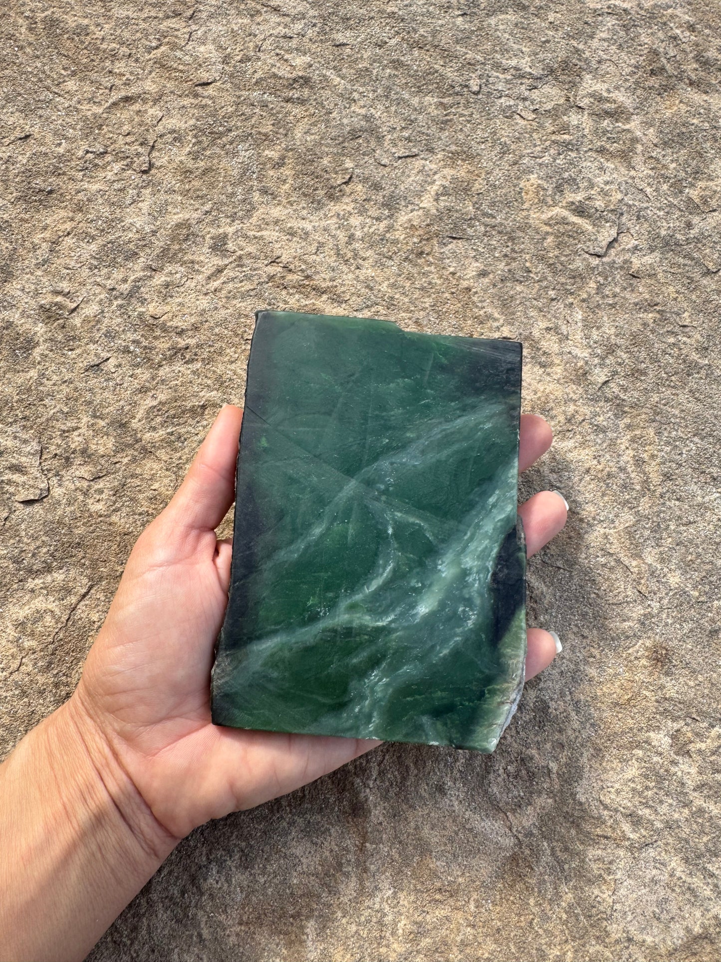 Canadian Nephrite Jade Slab 292g