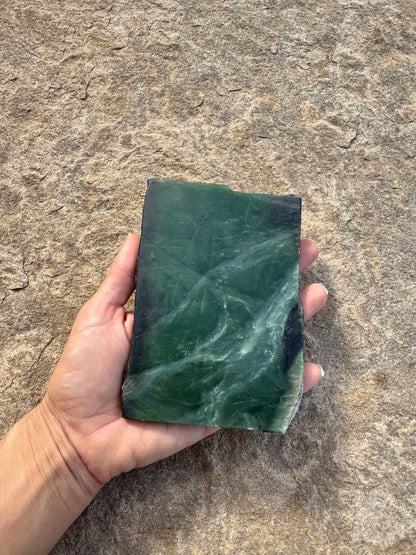 Canadian Nephrite Jade Slab 292g
