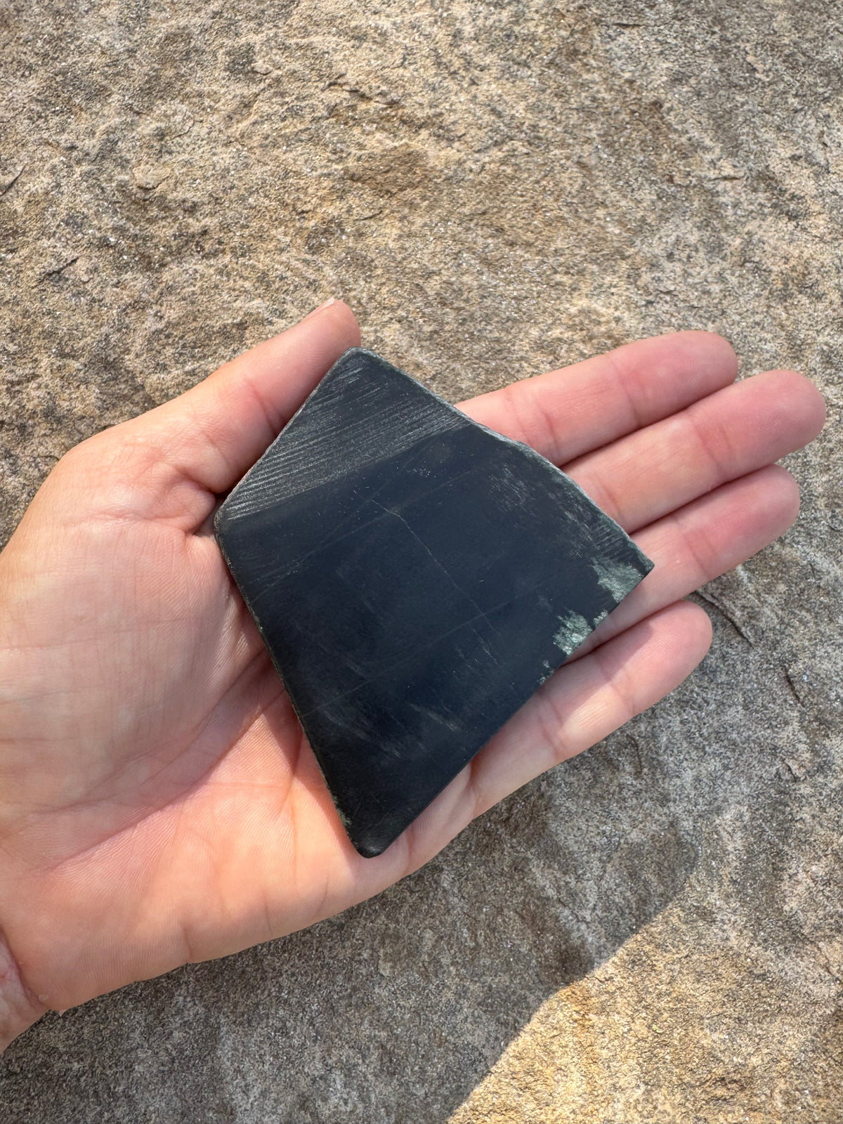 Australian Black Jade Slab 77g