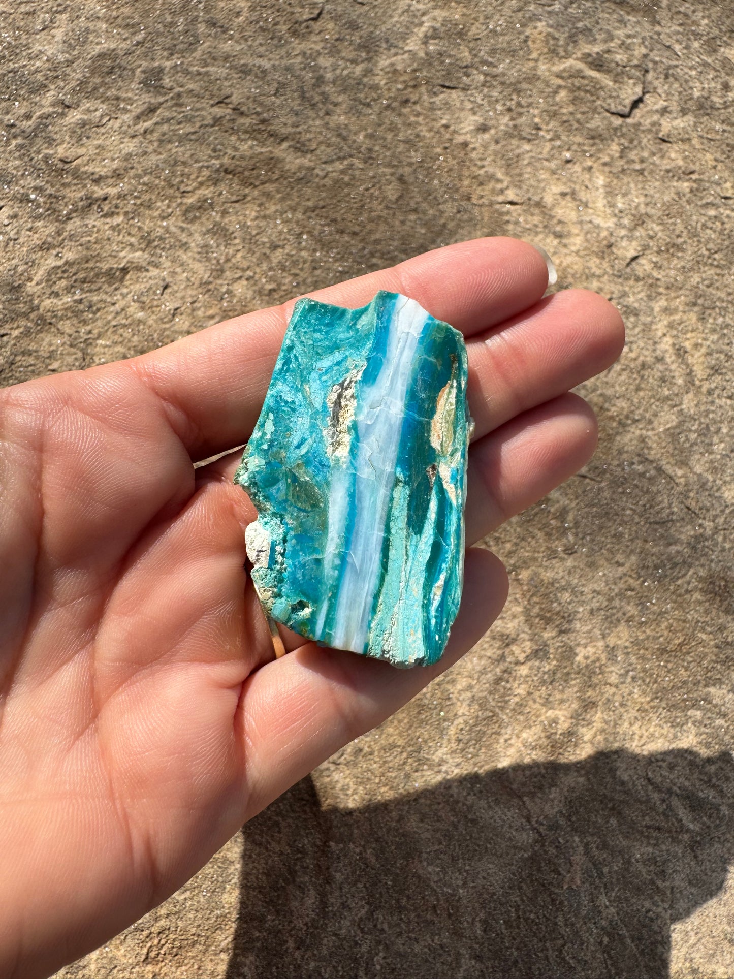 Peruvian Blue Opalina Slab 17g
