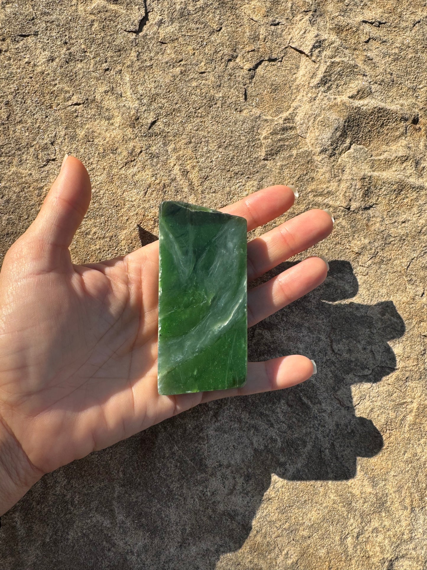 Canadian Nephrite Jade Slab 118g