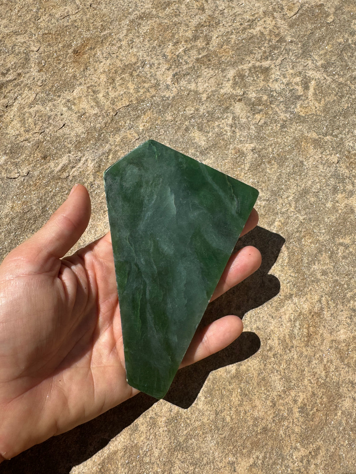 Canadian Nephrite Jade Slab 112g