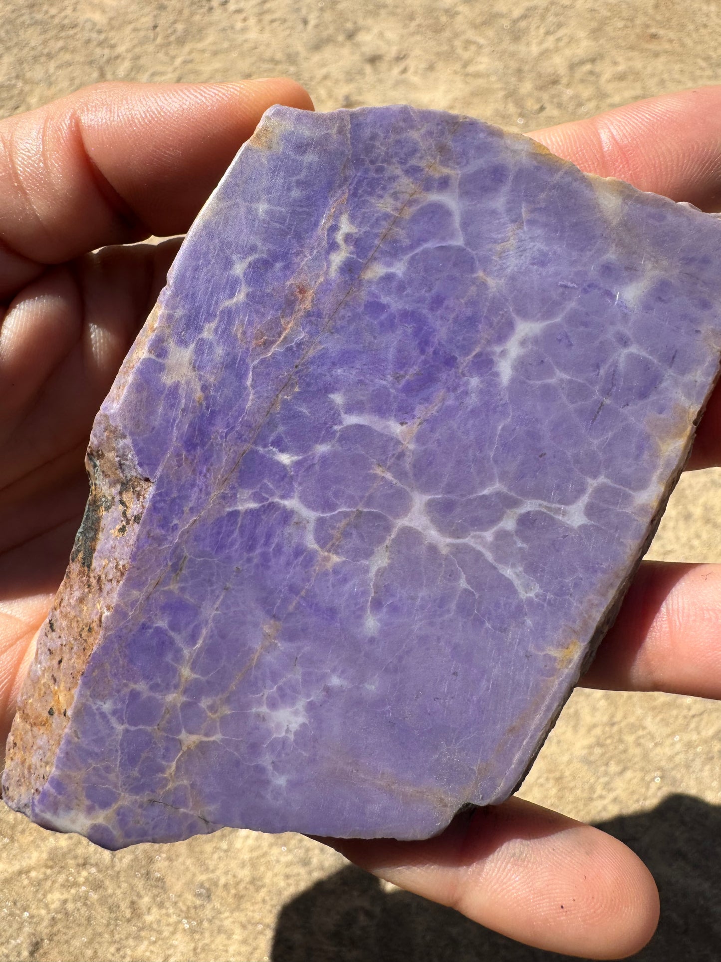 Turkish Purple Jade Slab 126g