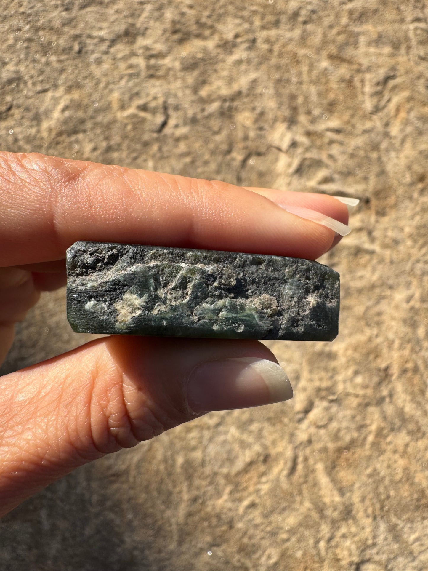 Canadian Nephrite Jade Slab 118g