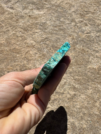 Blue River Chrysocolla Slab 138g