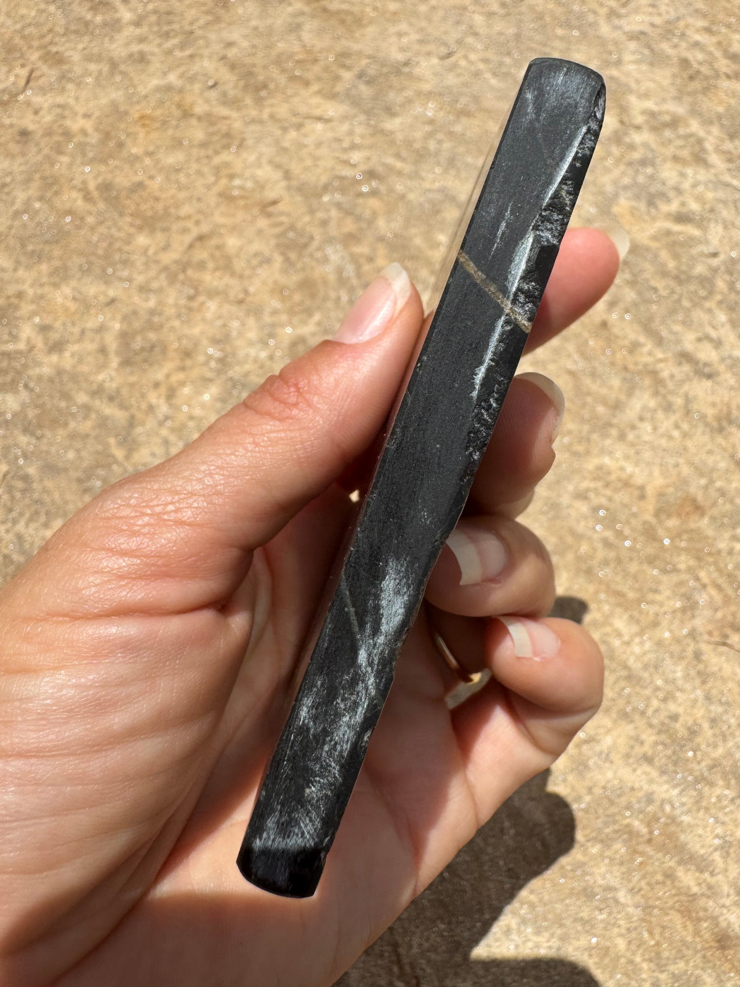 Australian Black Jade Slab 130g