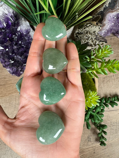 Green Aventurine Heart