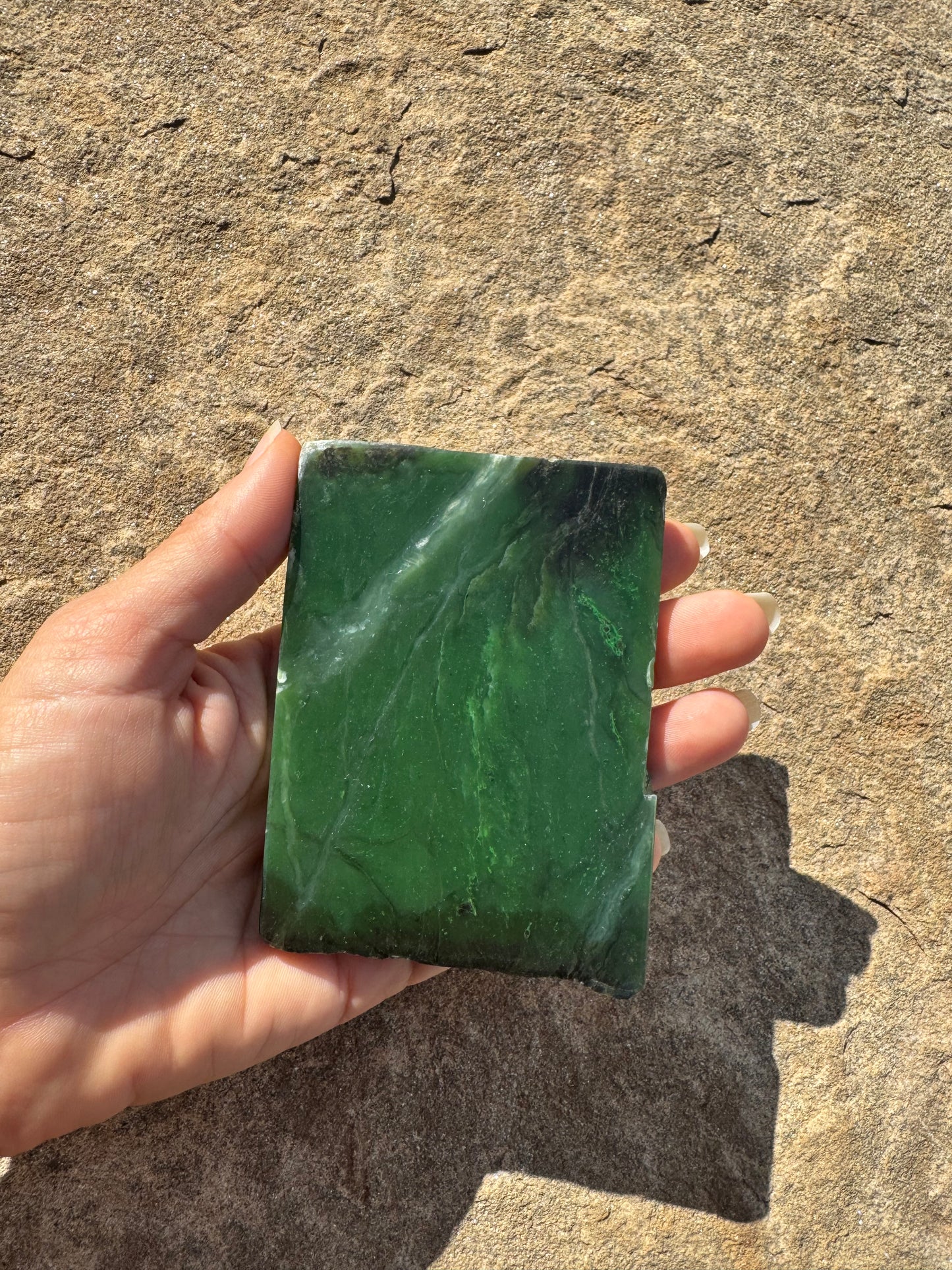 Canadian Nephrite Jade Slab 152g