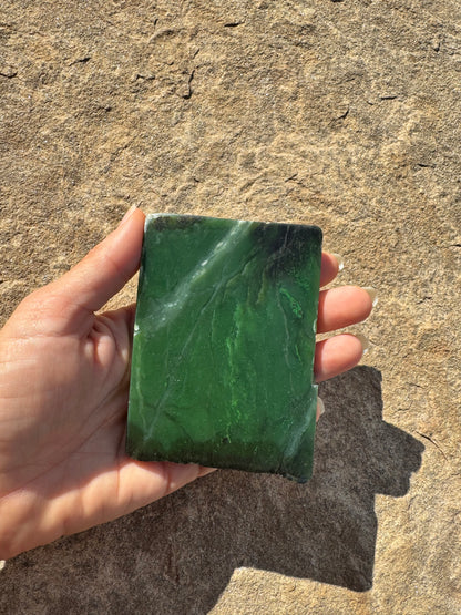 Canadian Nephrite Jade Slab 152g
