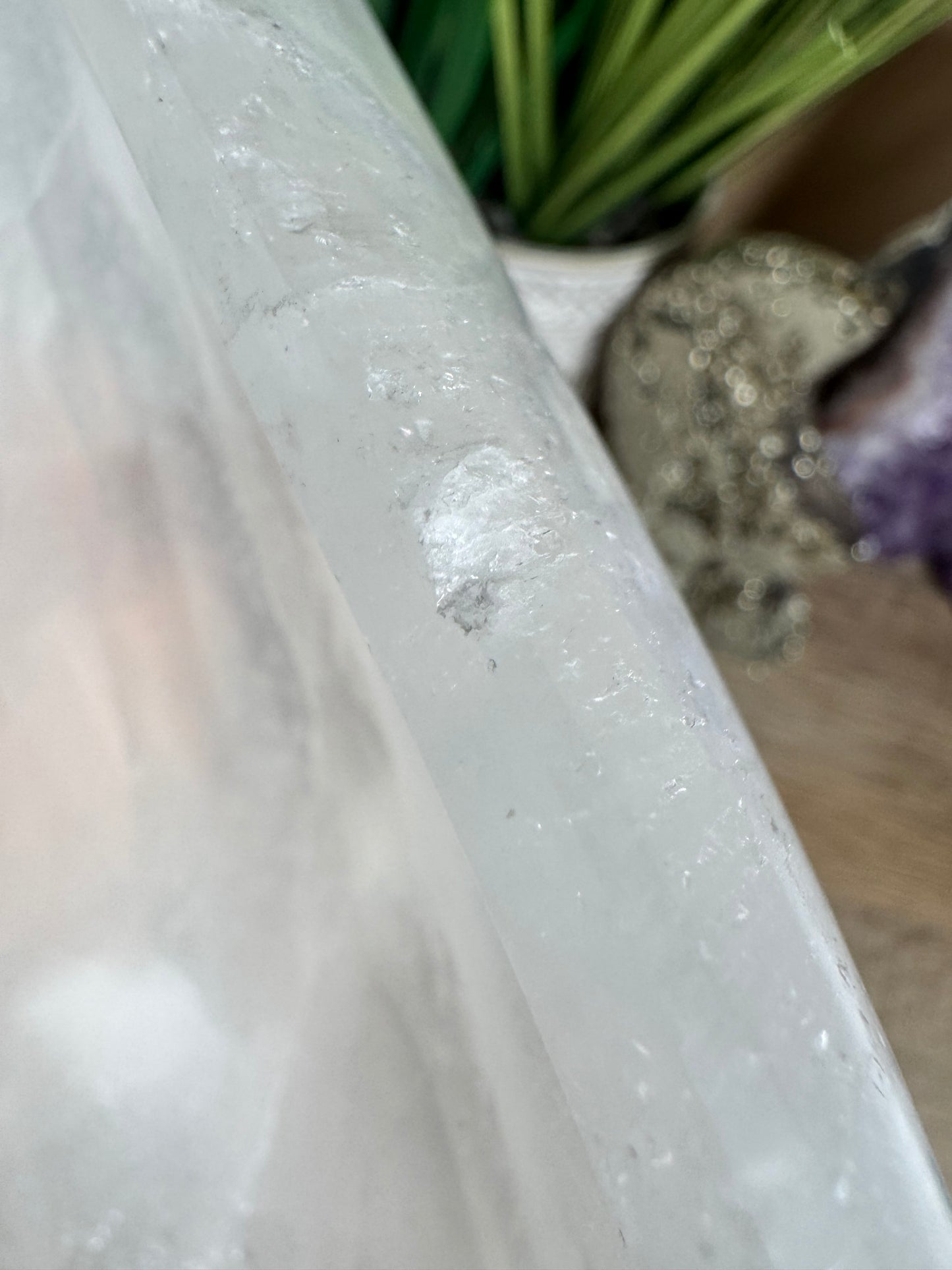 Large Freeform Selenite Bowl 10.5in