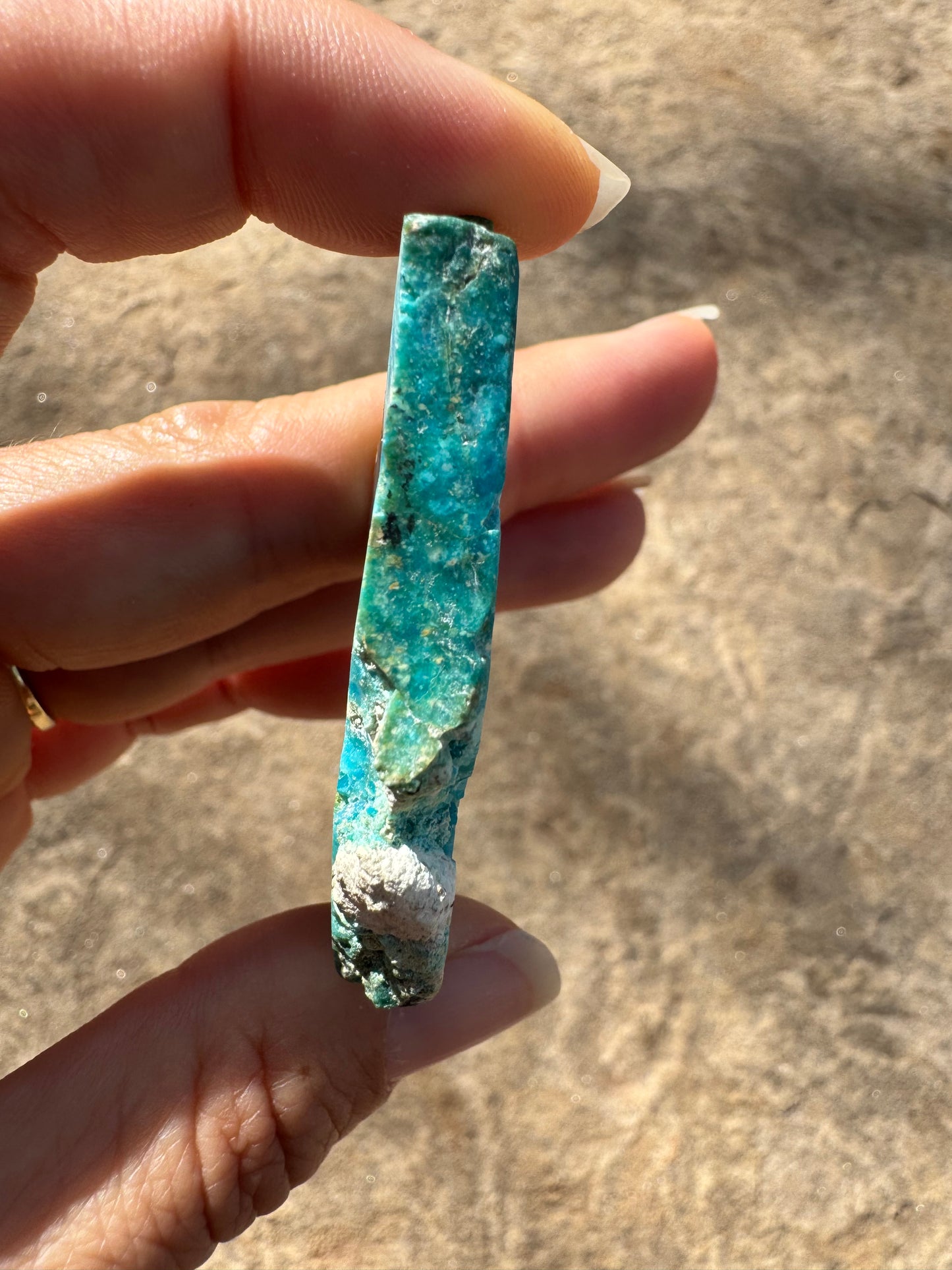Peruvian Blue Opalina Slab 17g