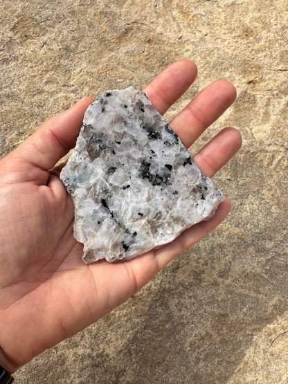 Rainbow Moonstone Polished Slab 59g