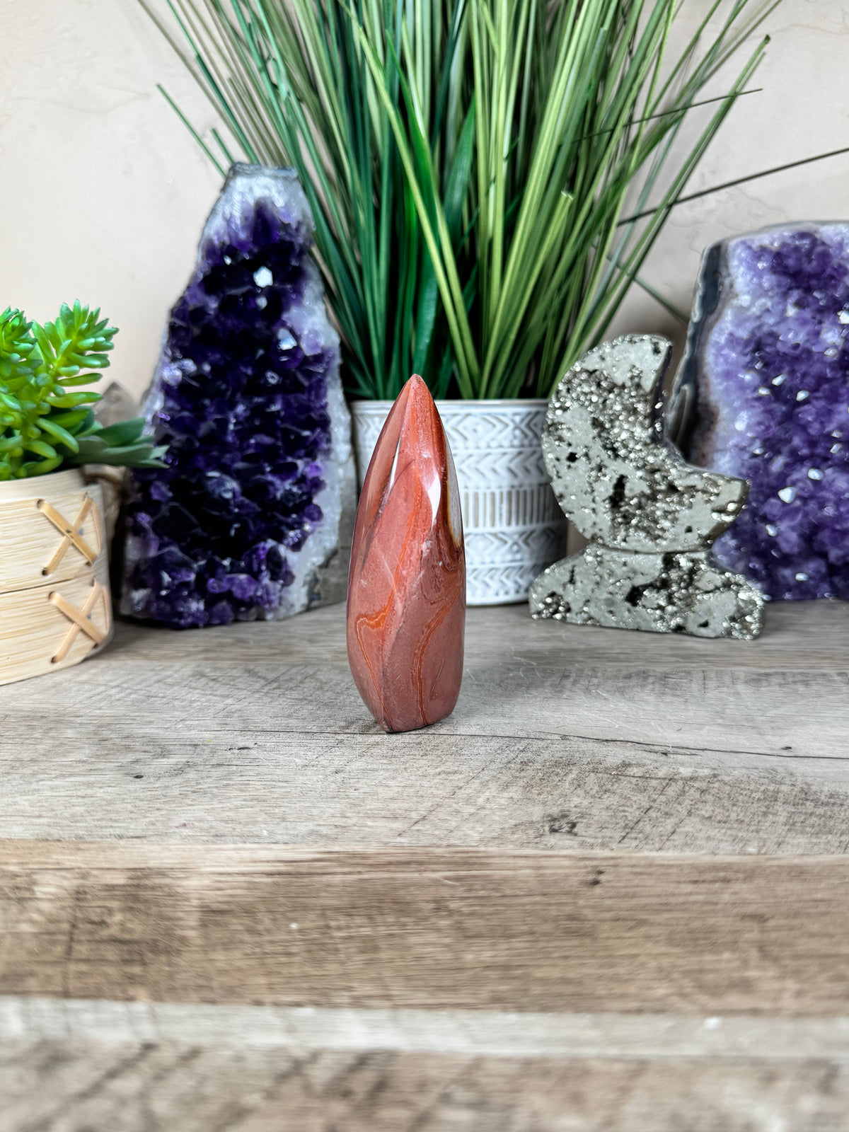 Polychrome Jasper Flame 3.81in