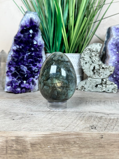 Labradorite Egg 3.2in