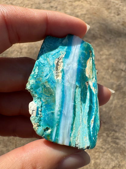 Peruvian Blue Opalina Slab 17g