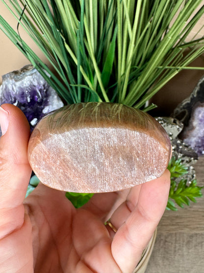 Peach Moonstone Freeform 3.8in