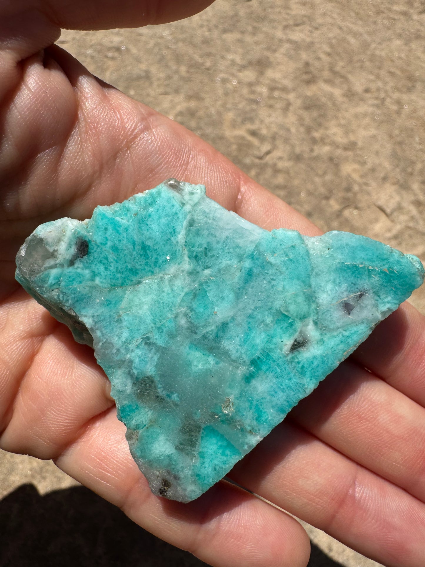 Amazonite Polished Slab 50g