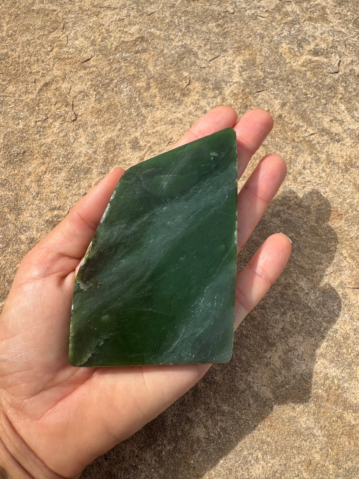 Canadian Nephrite Jade Slab 151g