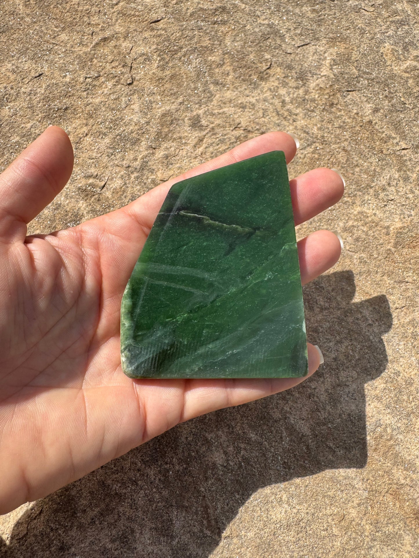 Canadian Nephrite Jade Slab 83g