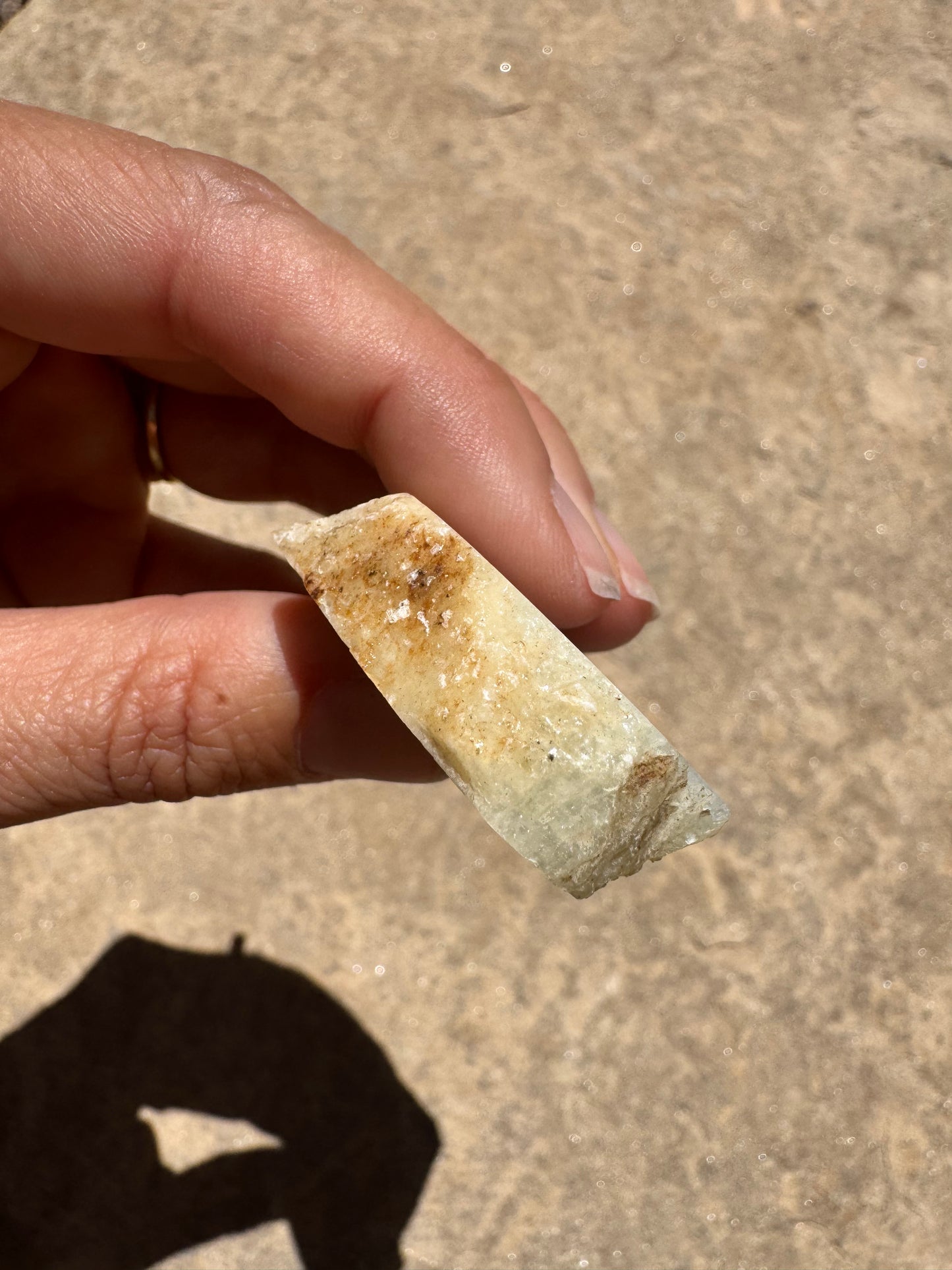 Blue Flash Moonstone Polished Slab 46g