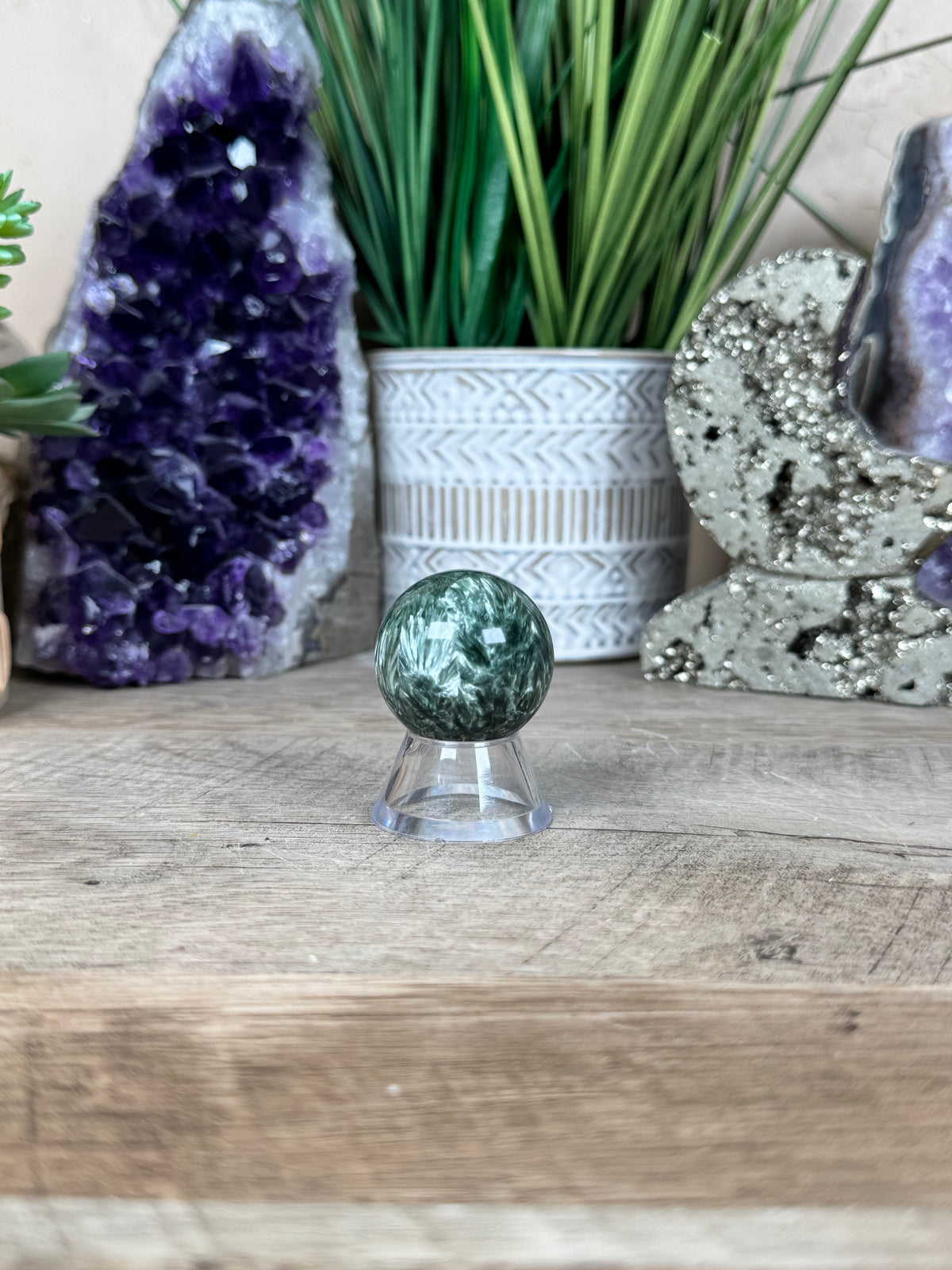 Seraphinite Sphere 31mm (1.25")