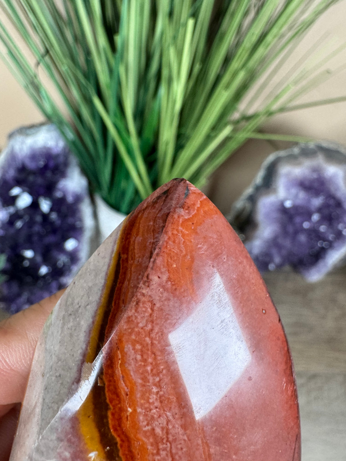 Polychrome Jasper Flame 3.81in