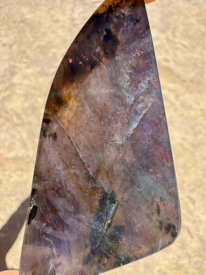 Bloodshot Iolite Sunstone Slab 20g