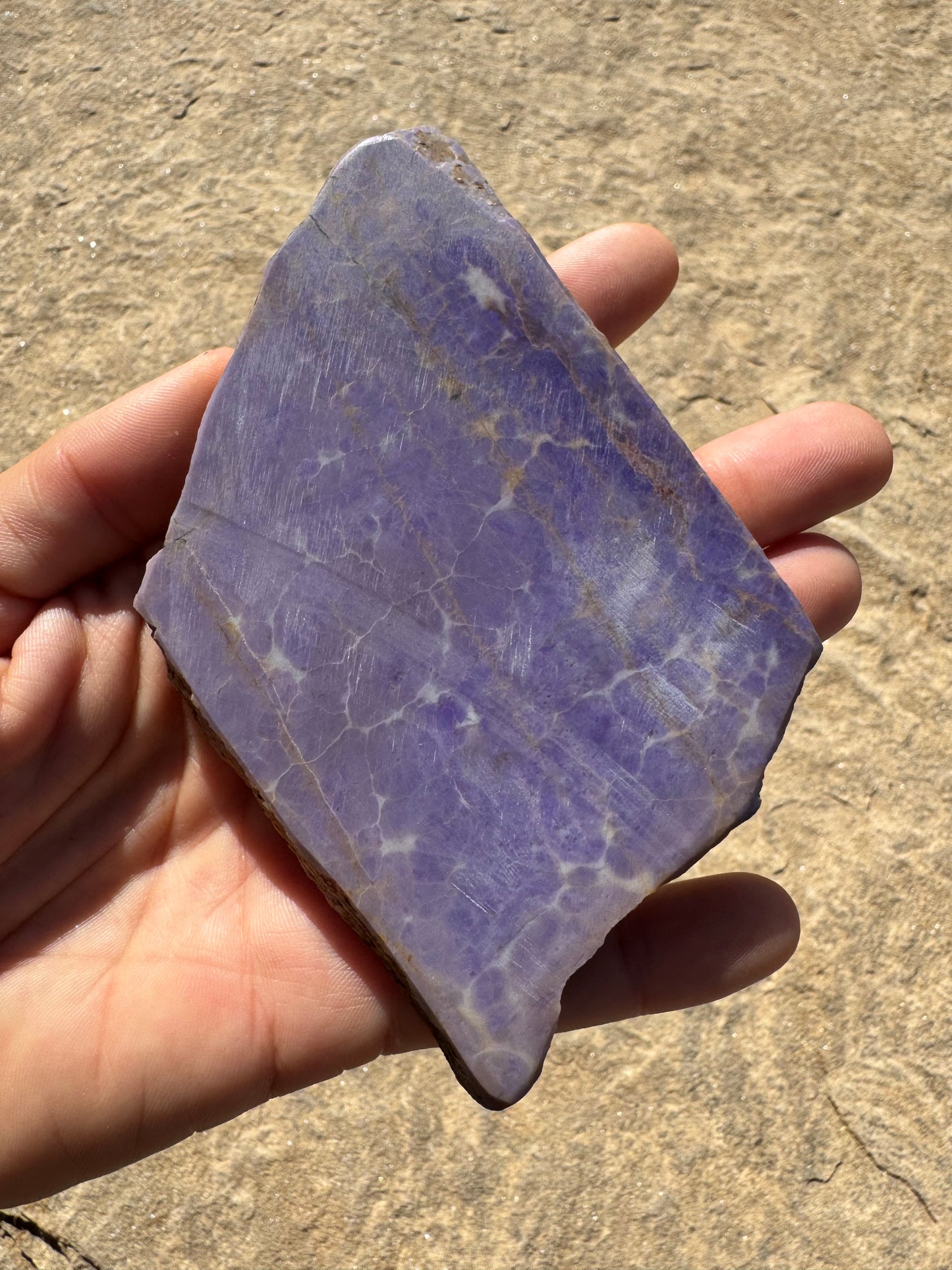 Turkish Purple Jade Slab 167g