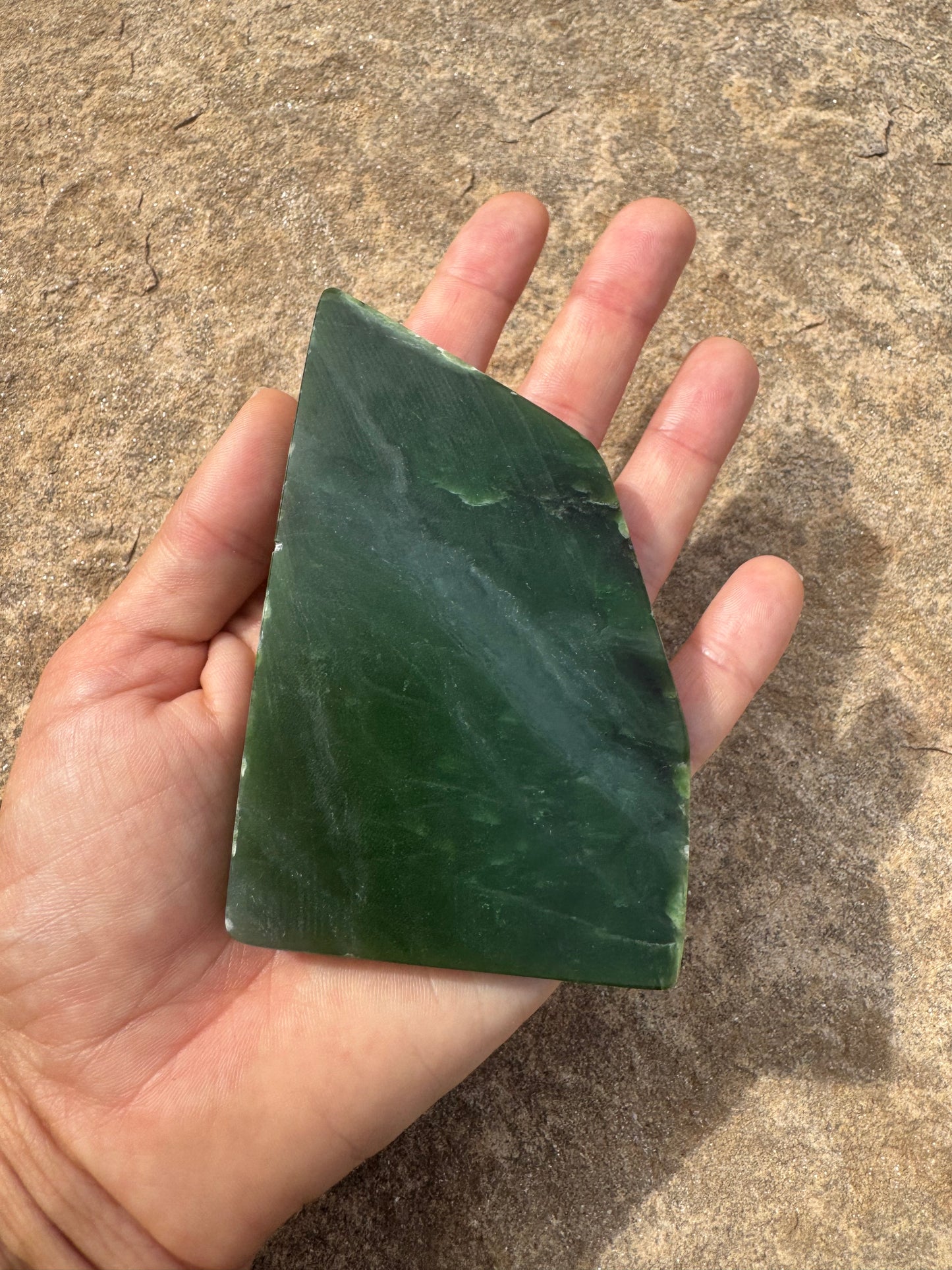 Canadian Nephrite Jade Slab 151g