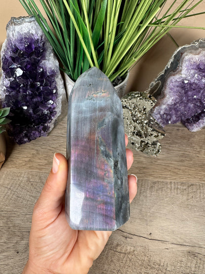 Sunset Labradorite Point 5in