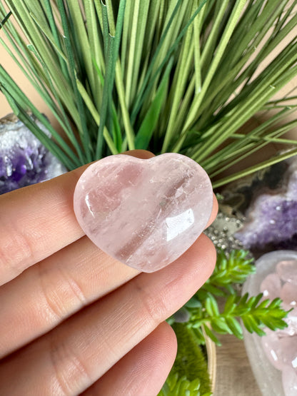 Rose Quartz Heart