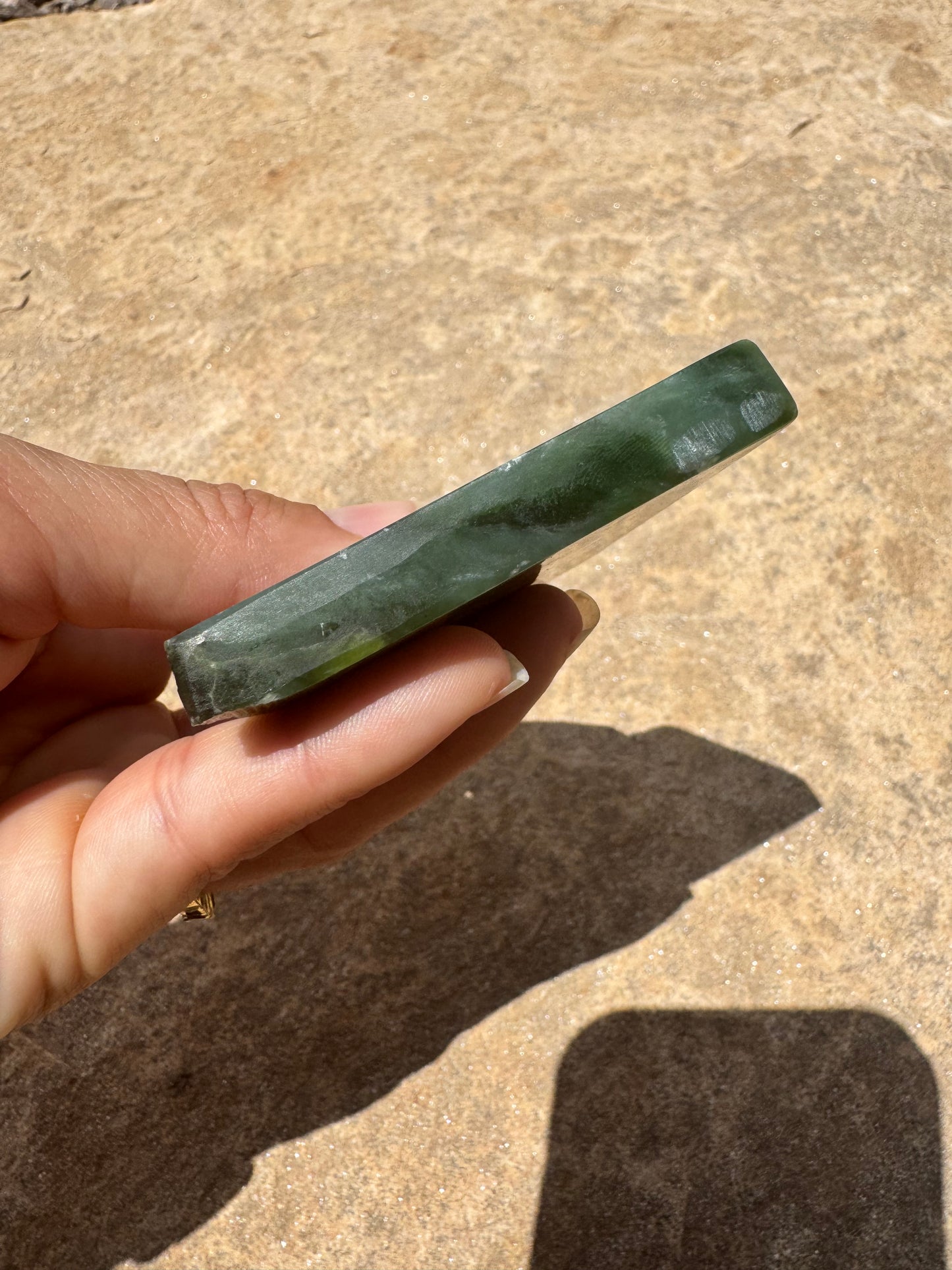 Canadian Nephrite Jade Slab 106g