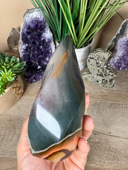 Polychrome Jasper Flame 5.76in