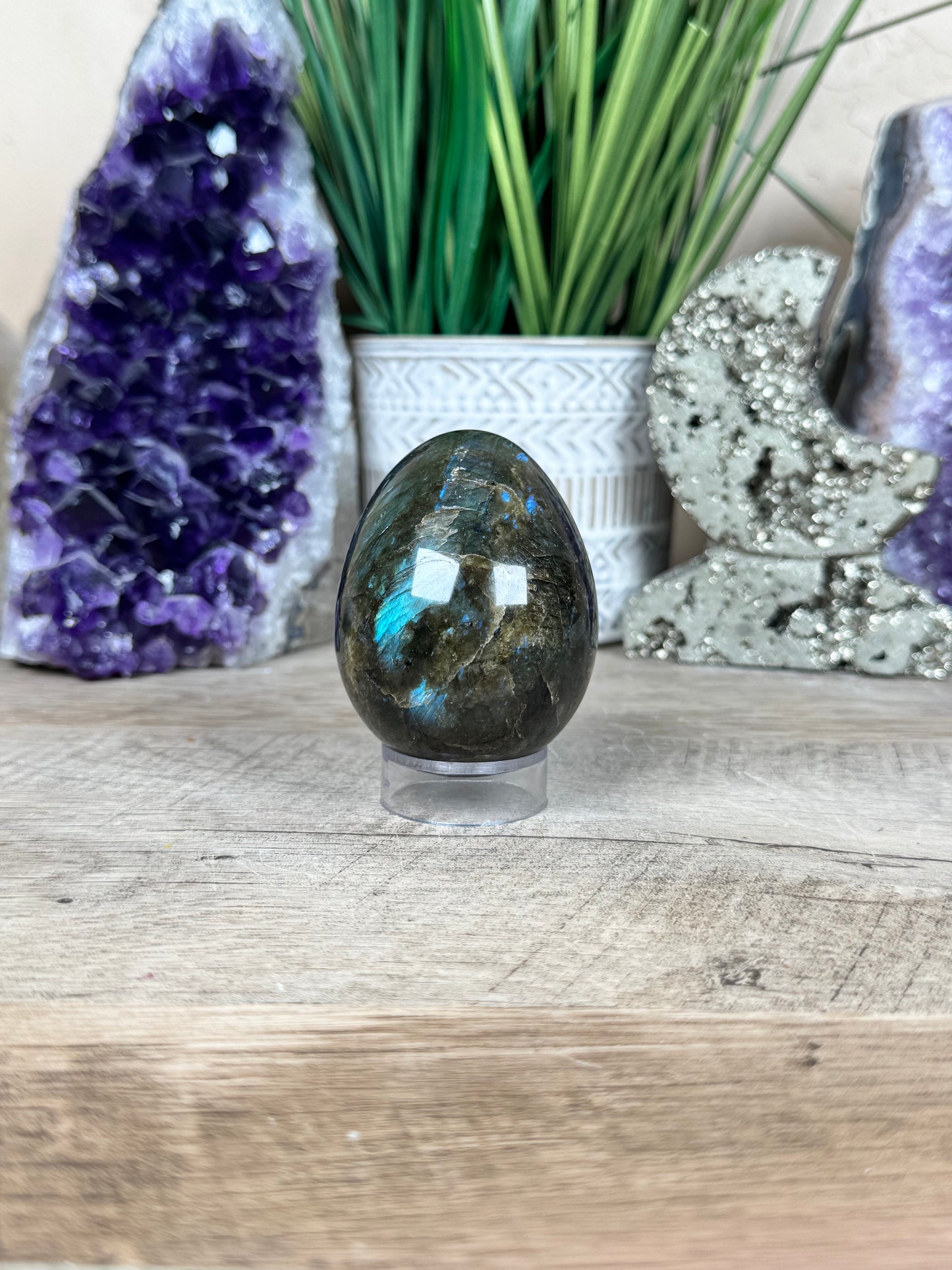 Labradorite Egg 2.6in