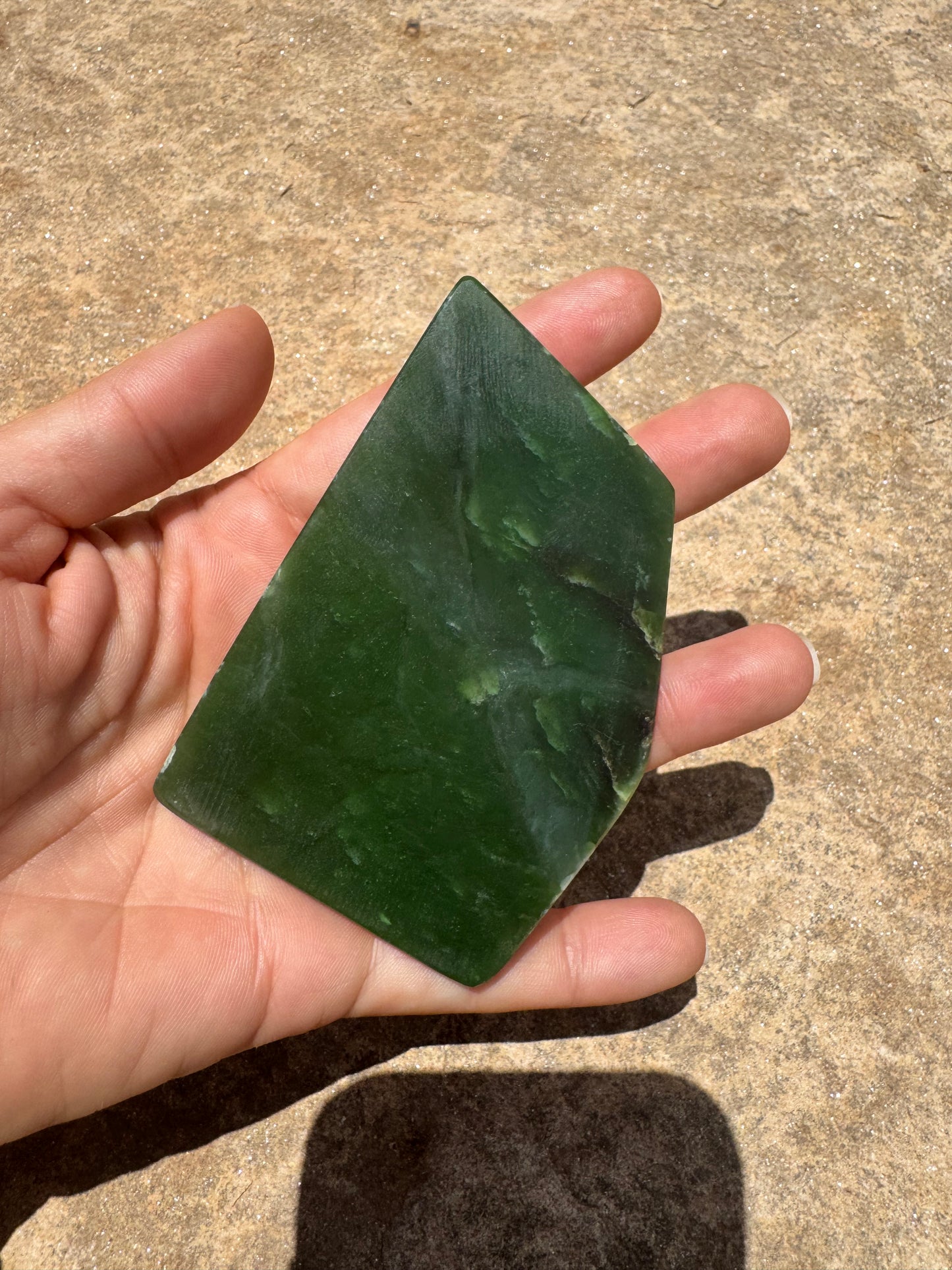 Canadian Nephrite Jade Slab 82g