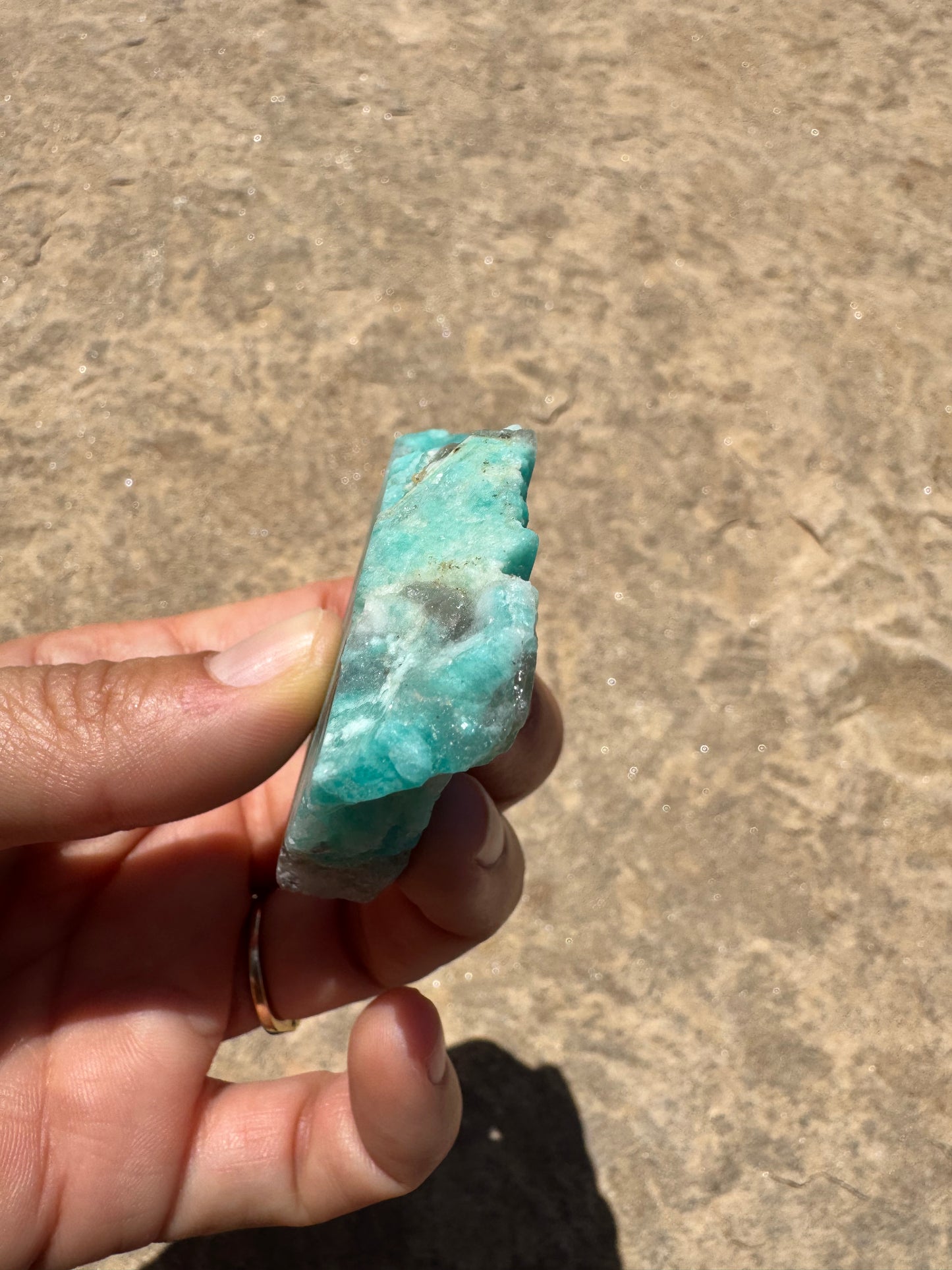 Amazonite Polished Slab 50g