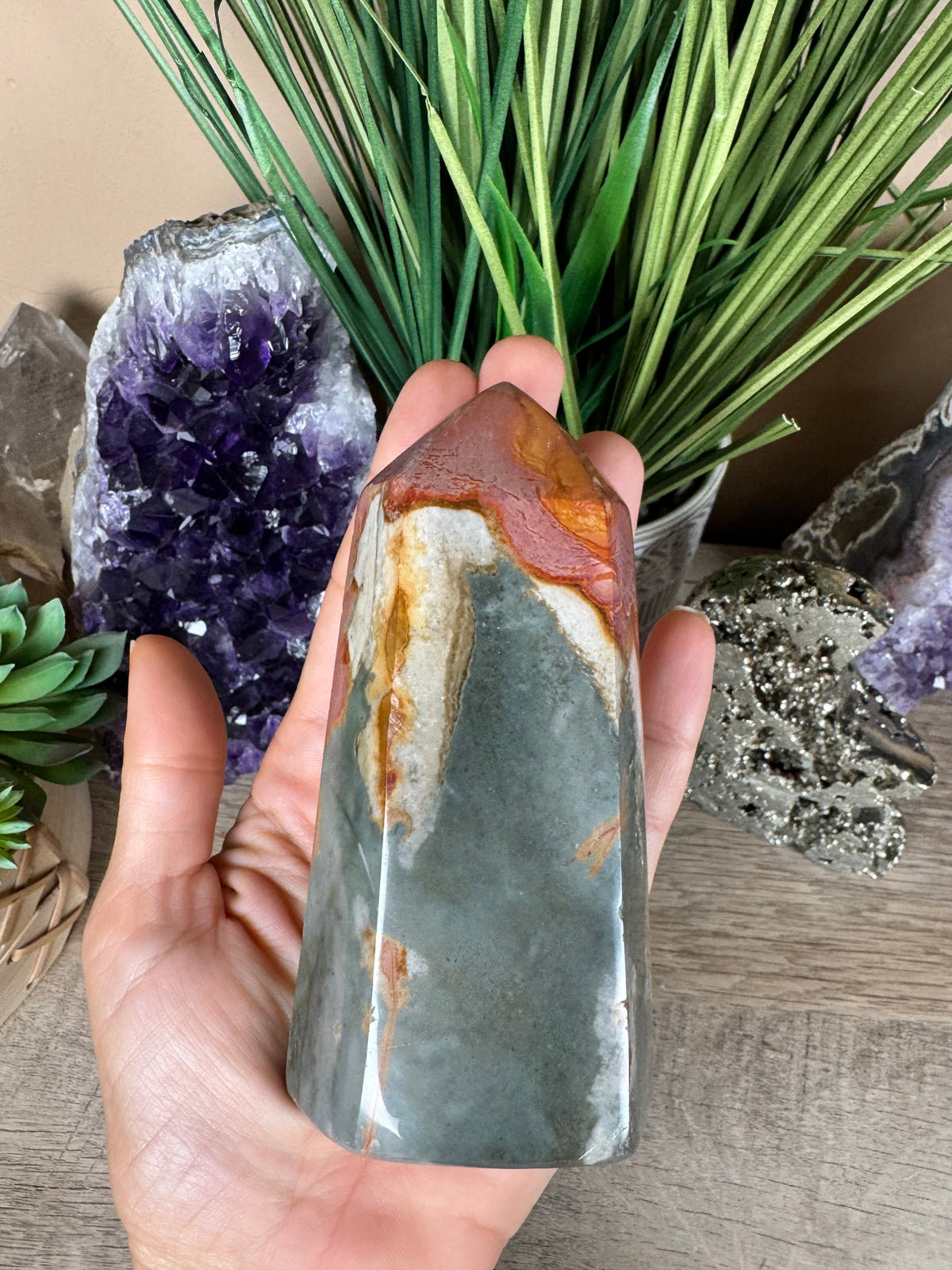 Polychrome Desert Jasper Point 115mm/4.5in