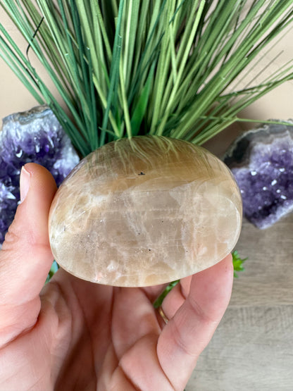 Peach Moonstone Freeform 3.7in