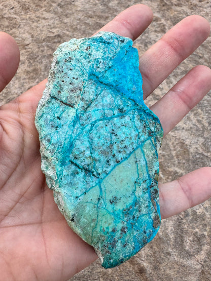 Blue River Chrysocolla Slab 68g